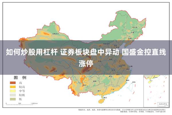 如何炒股用杠杆 证券板块盘中异动 国盛金控直线涨停