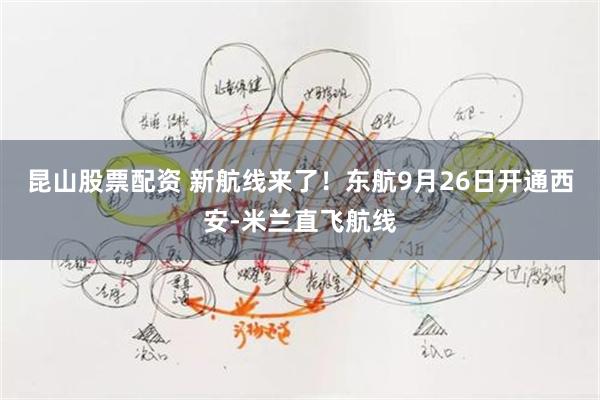 昆山股票配资 新航线来了！东航9月26日开通西安-米兰直飞航线