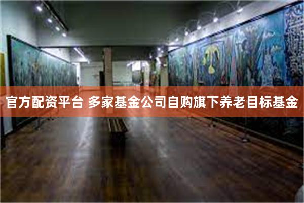 官方配资平台 多家基金公司自购旗下养老目标基金