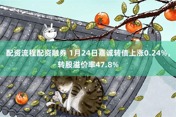 配资流程配资融券 1月24日嘉诚转债上涨0.24%，转股溢价率47.8%