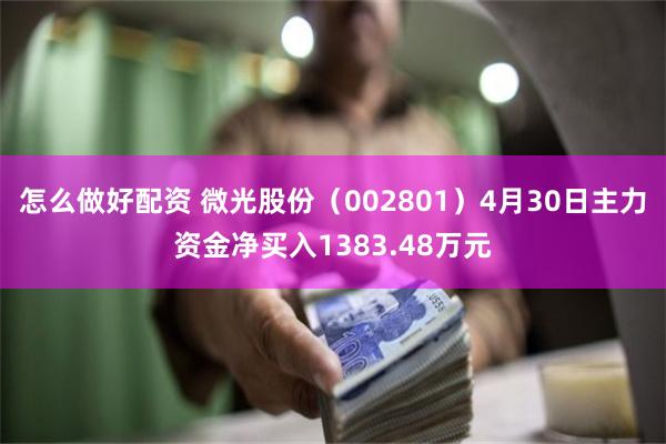 怎么做好配资 微光股份（002801）4月30日主力资金净买入1383.48万元